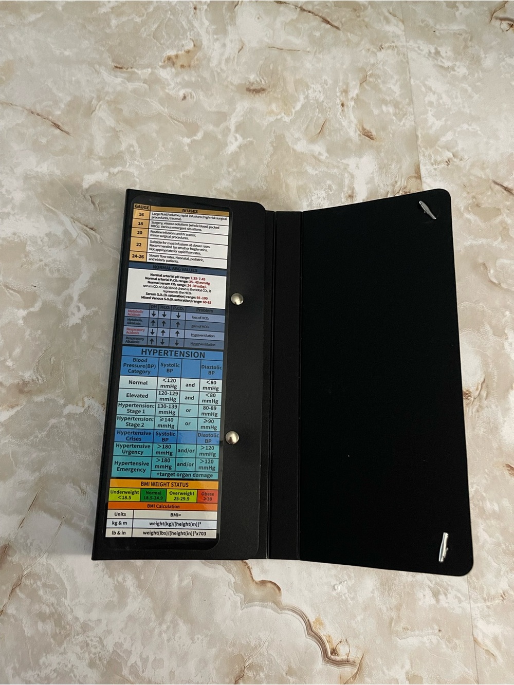 Medical Reference Slide Chart - Multicolor Emergency Guide - Picture 5 of 6